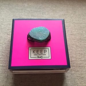 KEEP Collective Pave Set Druzy